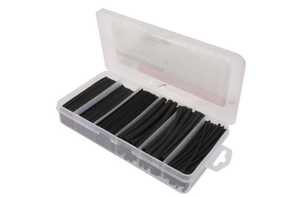 600661 AutoM:Heat Shrink Tube 196 Pcs Black