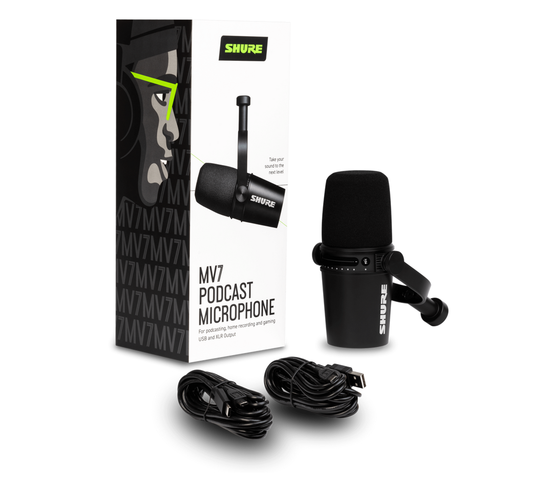 Shure MV7: USB Podcast Microphone
