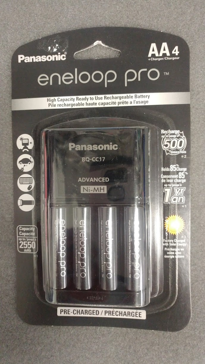 KKJ17KHCA4A PAN:PRO Charger w/4AA Ni-MH Precharged Battery