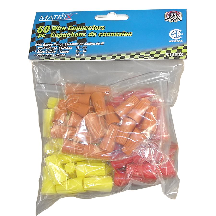 714242 Too:60 Pc Wire Connectors