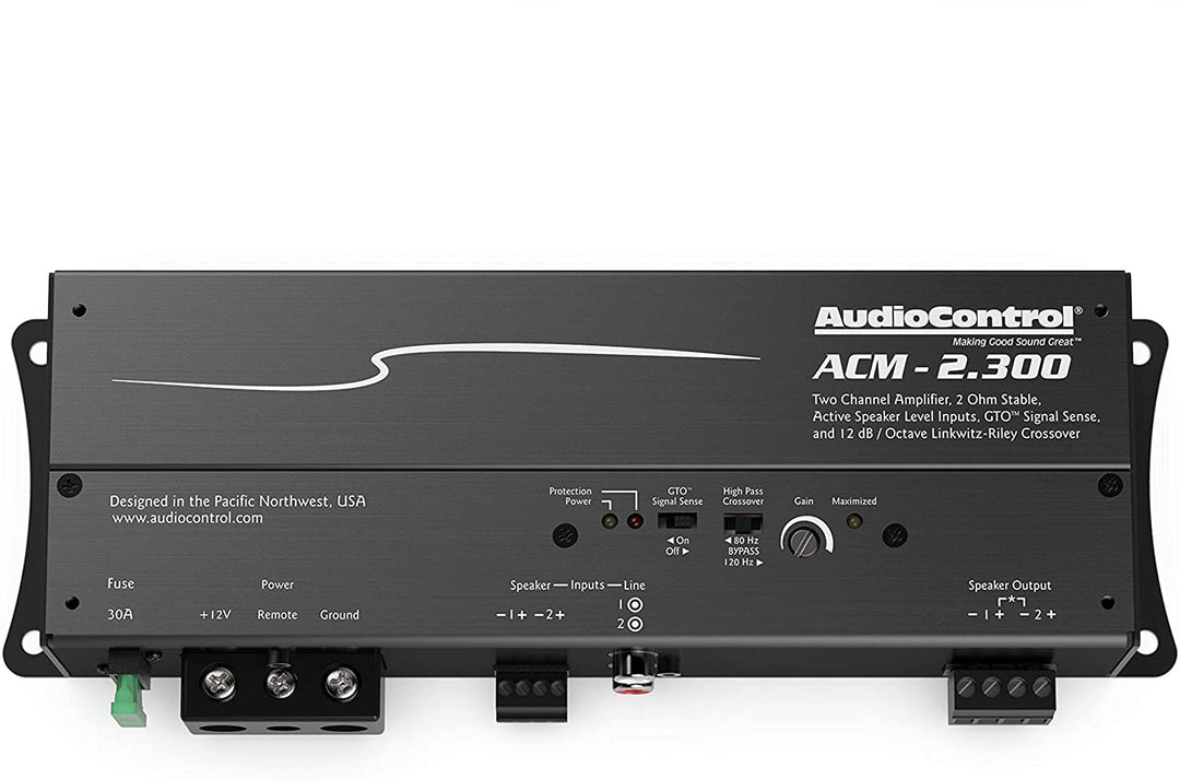 AudioControl ACM-2.300: 2-Channel Compact Amplifier