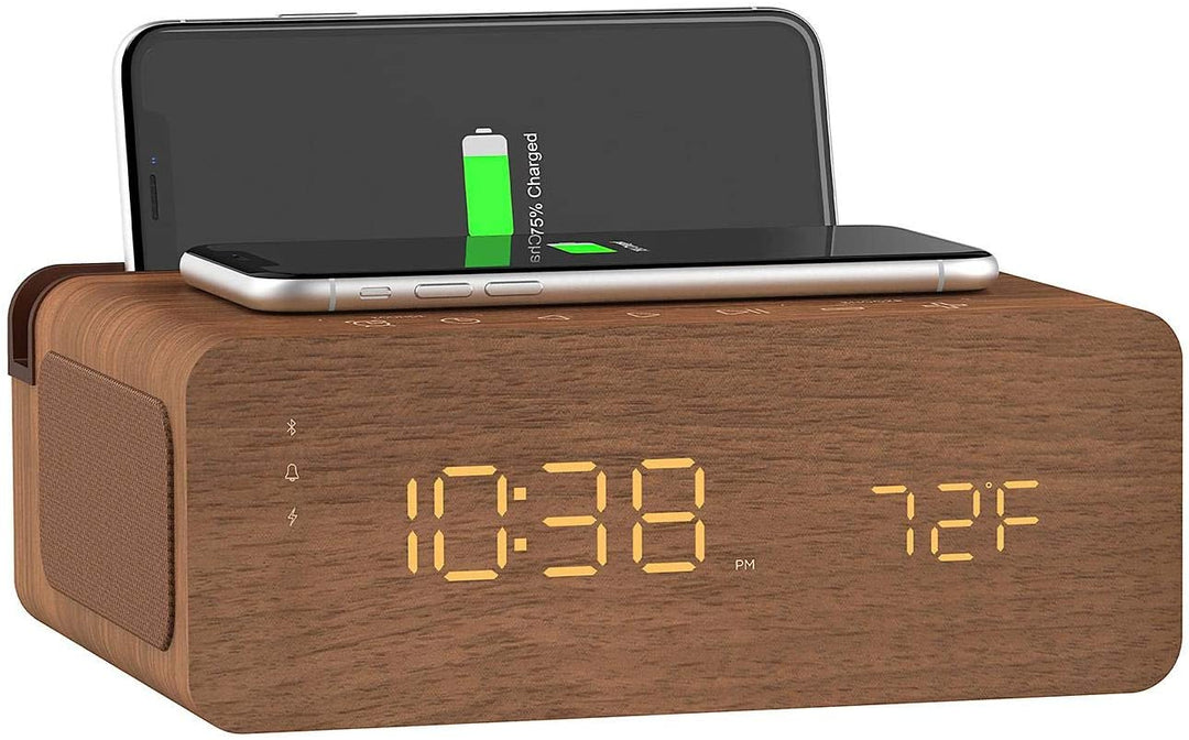 AZ ChargeTimeION:Alarm Clock+Wireless Recharging