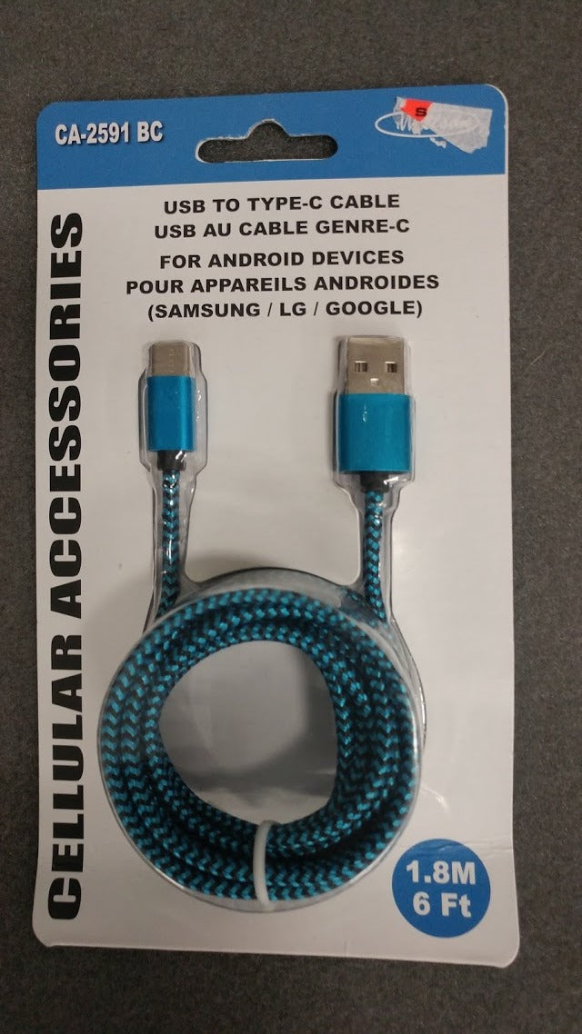 CA-2591: USBC moulded Cable 3FT