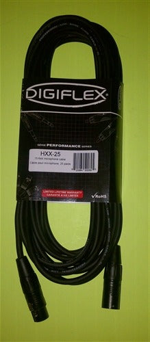 DIGIFLEX HXX-25FT XLR M TO XLR F CABLE