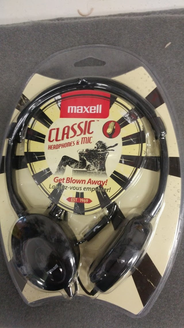 196106 MAX: Headphone W/Mic For Cell/Computer