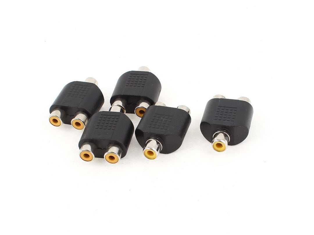 AC1061 NA:RCA Female Jack To 2xRCA Female Jack 2pcs