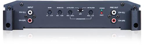 Alpine BBX-T600: 600 W Max BBX Series 2-Ohm Stable 2 Channel Class A / B Amplifier