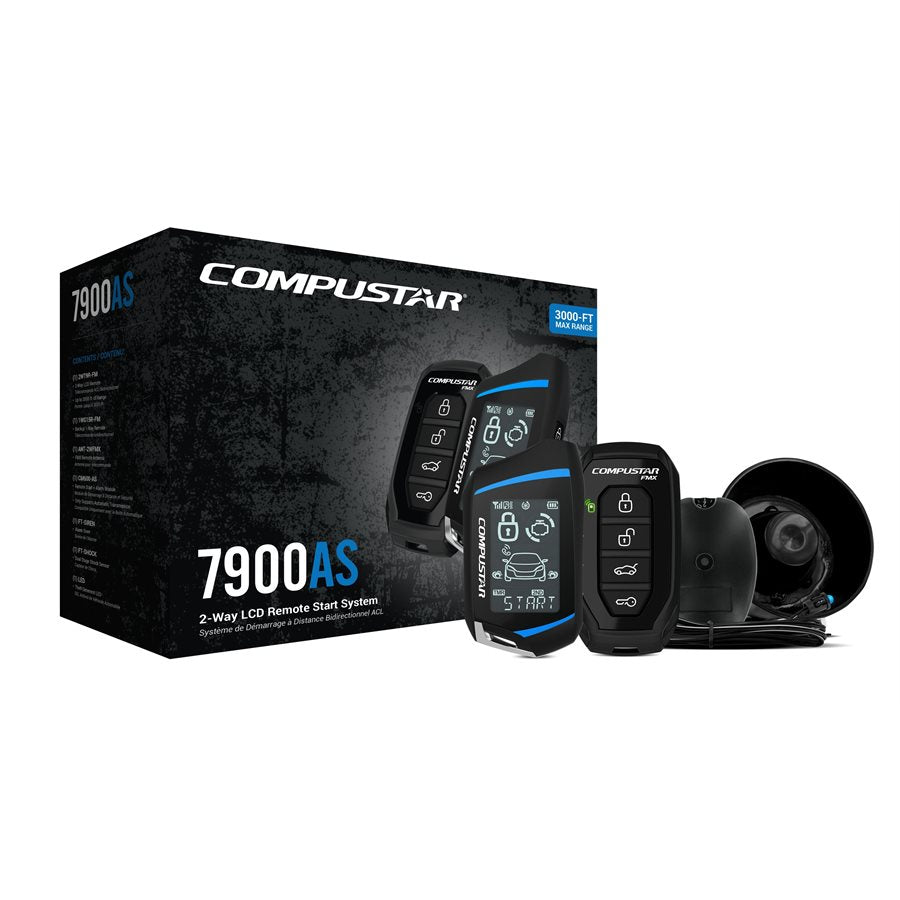 Compustar CS7900-AS: 2-Way All In One Remote Start + Alarm Bundle