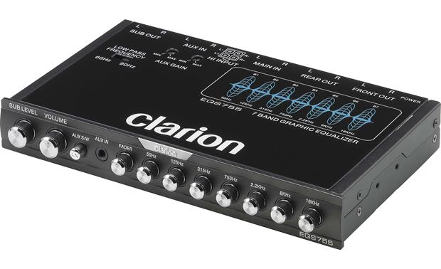 Clarion EQS-755: 7-Band Graphic Equalizer — 1 / 2-Din Chassis (1