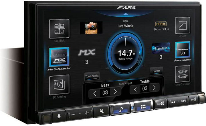 Alpine ILX-507: High-Resolution Double-Din Universal Media Receiver
