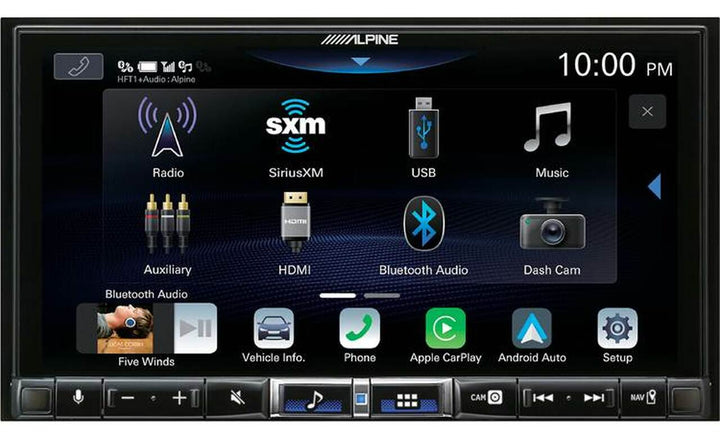 Alpine ILX-507: High-Resolution Double-Din Universal Media Receiver