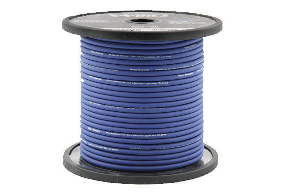Wirez PSB8-250: Signature Series 8 Gauge Blue, 250 Ft