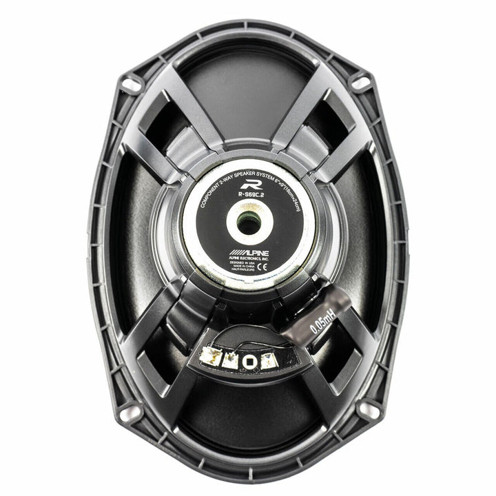 Alpine R-S69C2: 600 W Peak (200 W RMS) R Series 6 x 9" Component 2-Way Speaker