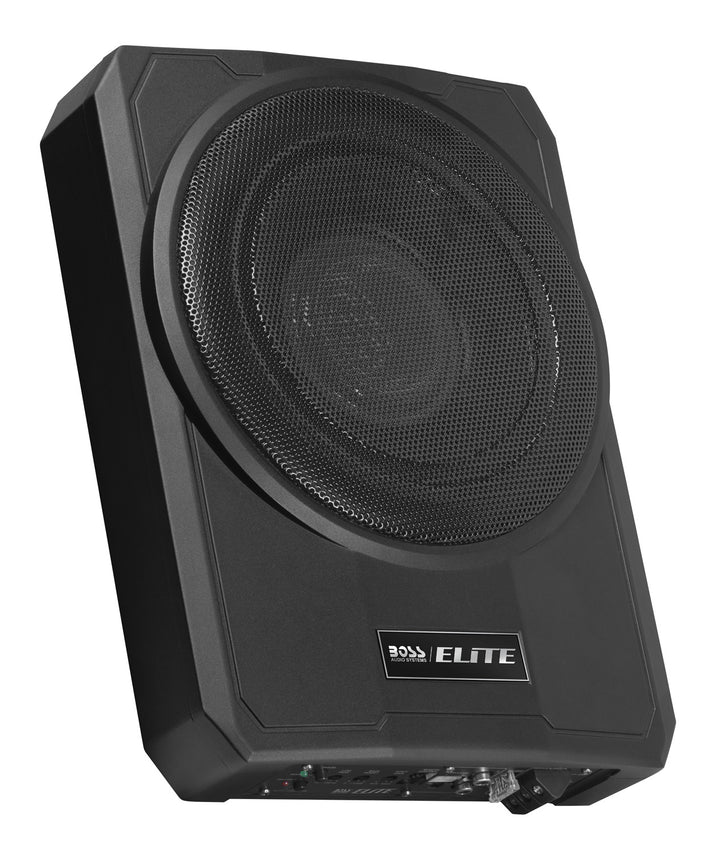 Boss Audio Elite Slim10: 10" SINGLE Voice Coil (2.6 Ohm) 1000W Subwoofer with Enclosure