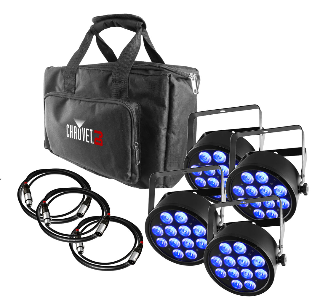 Chauvet DJ SLIMPACK-T12-USB: LED USB RGB High Output Wash Light Package
