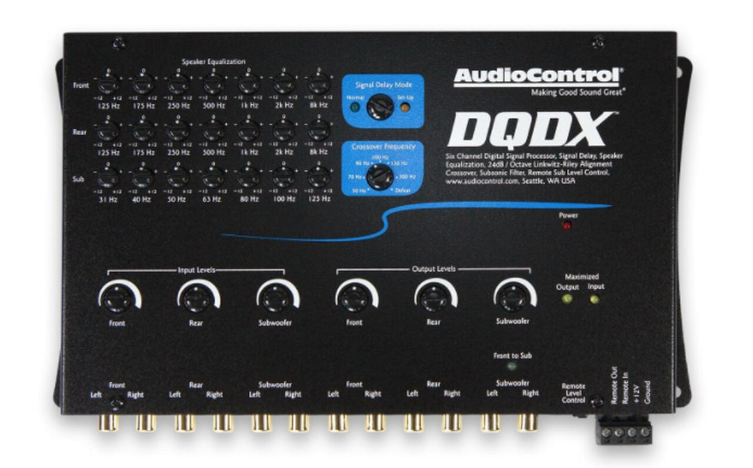 AudioControl DQDX: 6-Channel Pre-Amplifier Equalizer