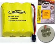 03 WIS:Cordless Phone 3.6V 600mAh Ni-CD