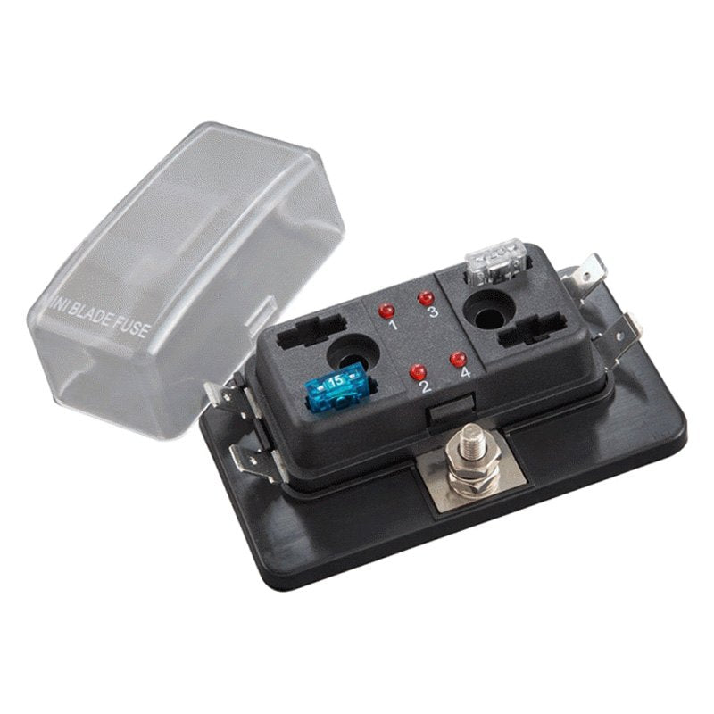 BLM-I-304 IMP: Fuse Block ATM 4 Position LED's