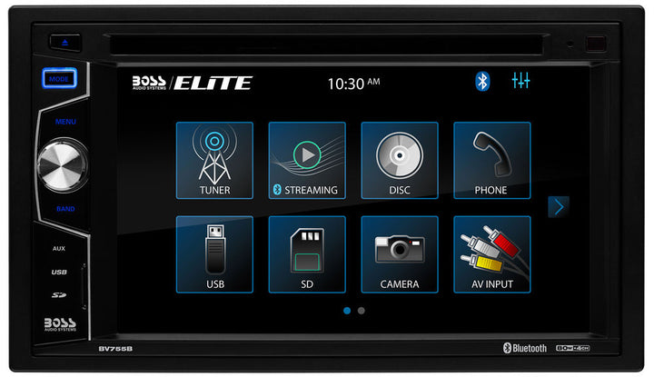 Boss BV755B: Double-Din Bluetooth In-Dash DVD / CD Digital Media Car Stereo Receiver