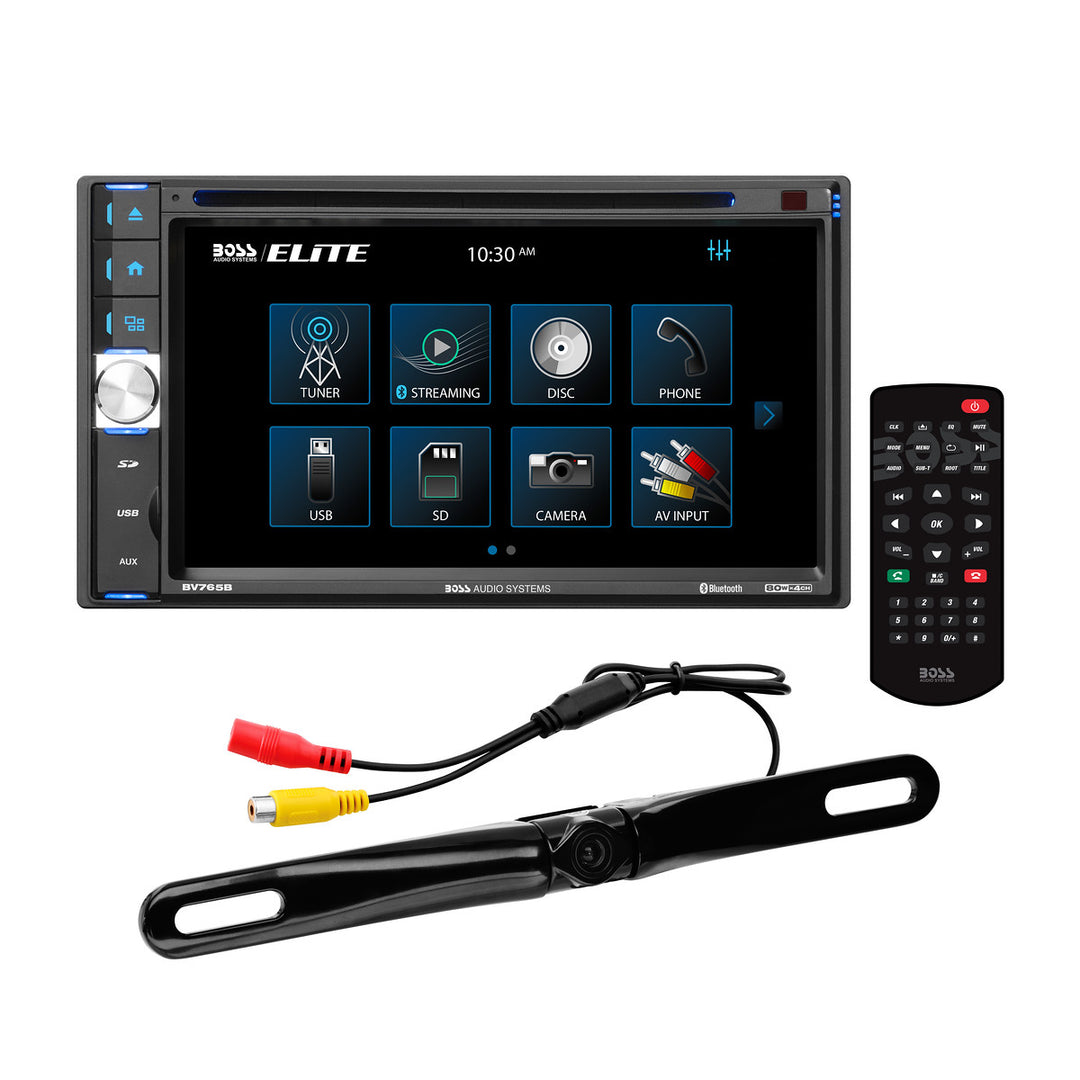 Boss BV765BLC: Double-Din Bluetooth In-Dash DVD / CD / AM / FM Car Stereo Receiver