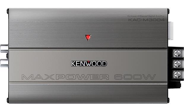 Kenwood KAC-M3004: Compact 4-Channel Car Amplifier 50 Watts RMS x 4 Ohms