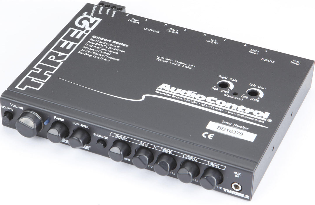 AudioControl THREE.2: In-Dash Equalizer / Crossover