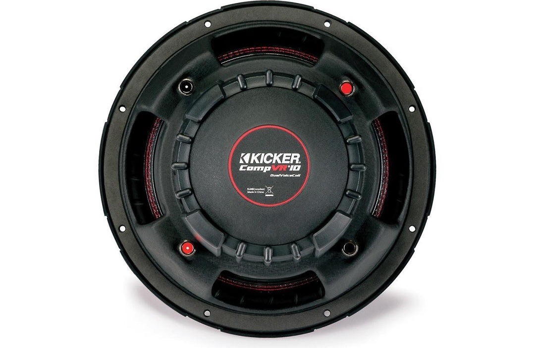 Kicker 43CVR102: 10" CompVR-Series Dual 2-Ohms Subwoofer