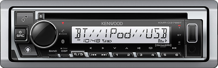 Kenwood KMRD378BT: Marine / Motorsports CD Receiver