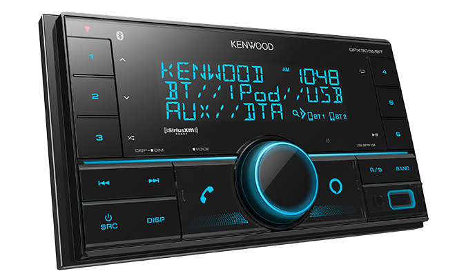 DPX305MBT: Dual Din Sized Digital Media Receiver with Bluetooth