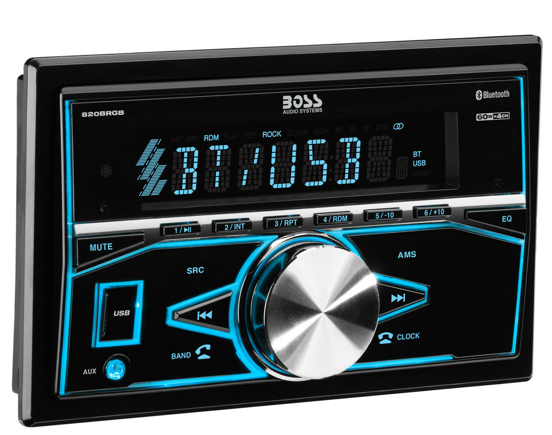 Boss 660BRGB: Double-Din Bluetooth In-Dash CD / AM / FM Car Stereo Receiver