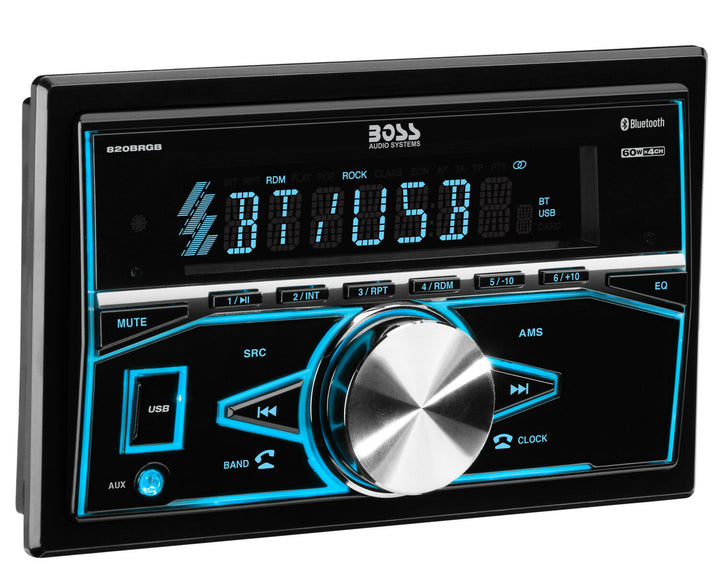 Boss 660BRGB: Double-Din Bluetooth In-Dash CD / AM / FM Car Stereo Receiver