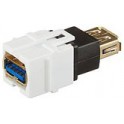 CAT-400 NA:USB Keystone Jack Coupler