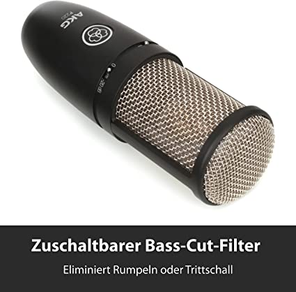 AKG P220-MIC: High-performance large diaphragm true condenser microphone