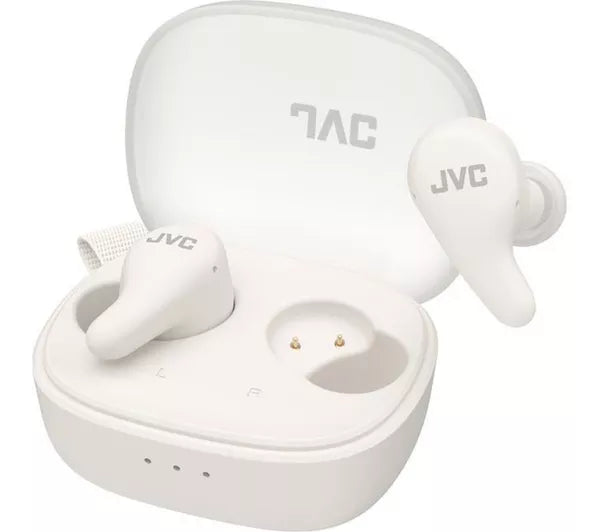 JVC HA-A23T-W: White Gumy Wireless Noise Cancelling Earbuds