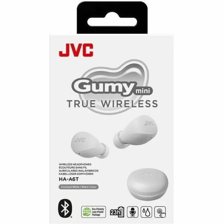 JVC HA-A6T-W: White Gumy Mini True Wireless Earbuds