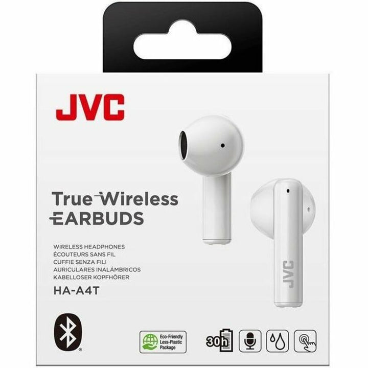 JVC HA-A4T-W: White Wireless Earbuds