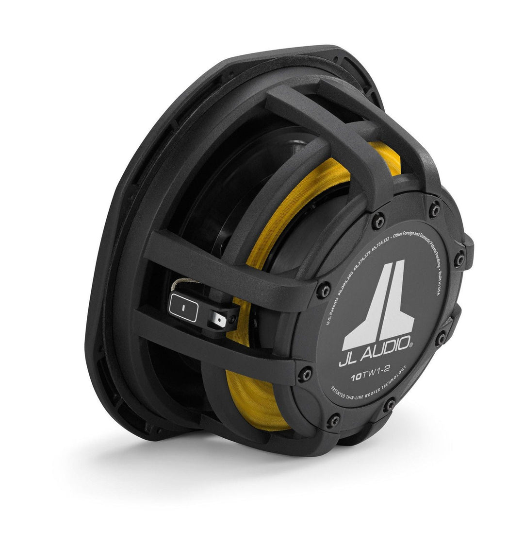 JL Audio 10TW1-2: 10" 300 W RMS 2-Ohms TW1-Series Thin Line SVC Subwoofer