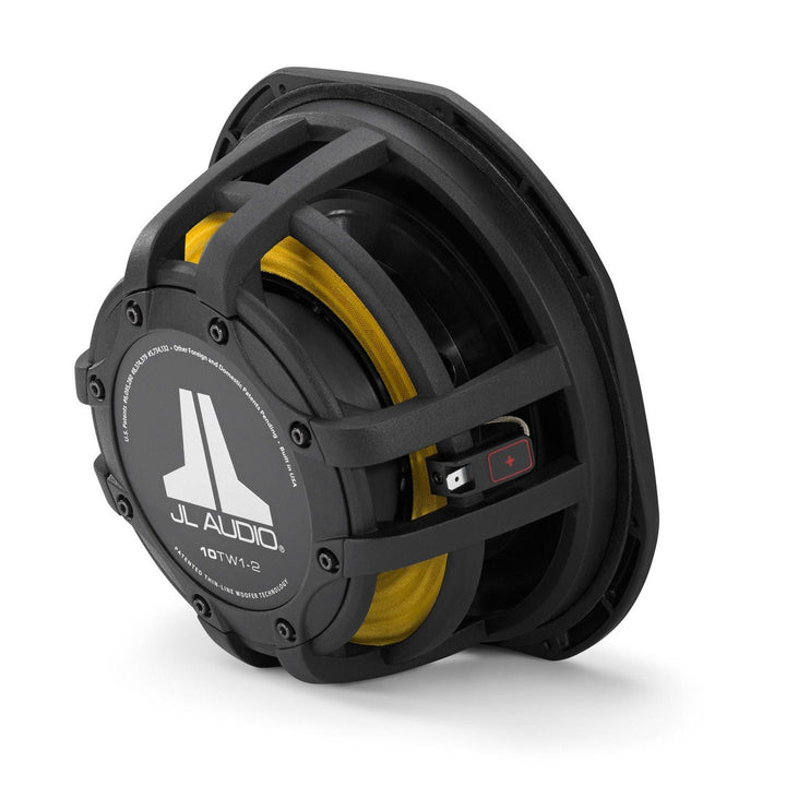 JL Audio 10TW1-2: 10" 300 W RMS 2-Ohms TW1-Series Thin Line SVC Subwoofer