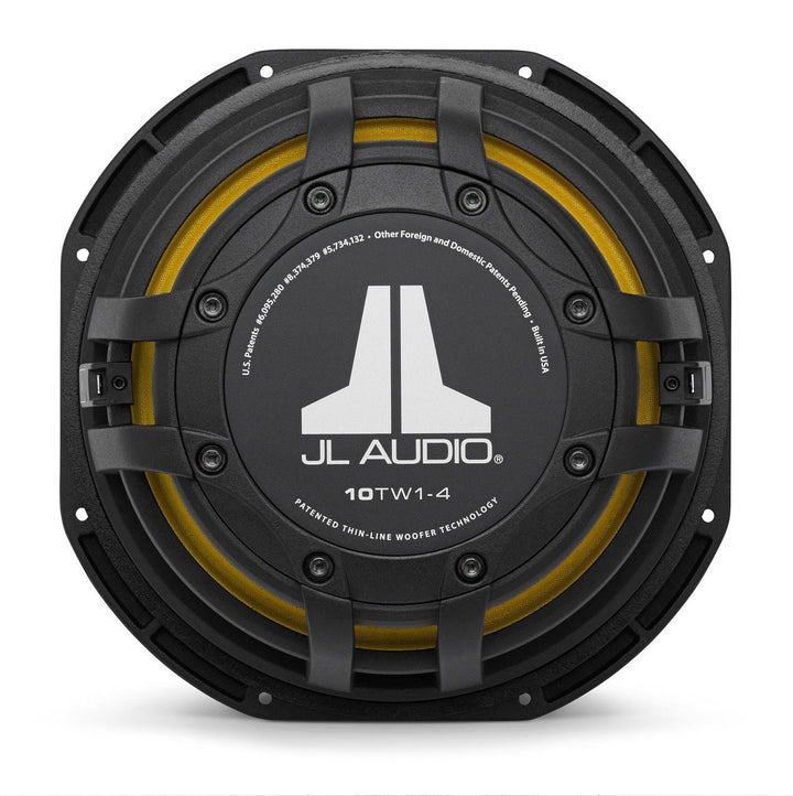 JL Audio 10TW1-4: 10" 300 W RMS 4-Ohms TW1-Series Thin Line SVC Subwoofer