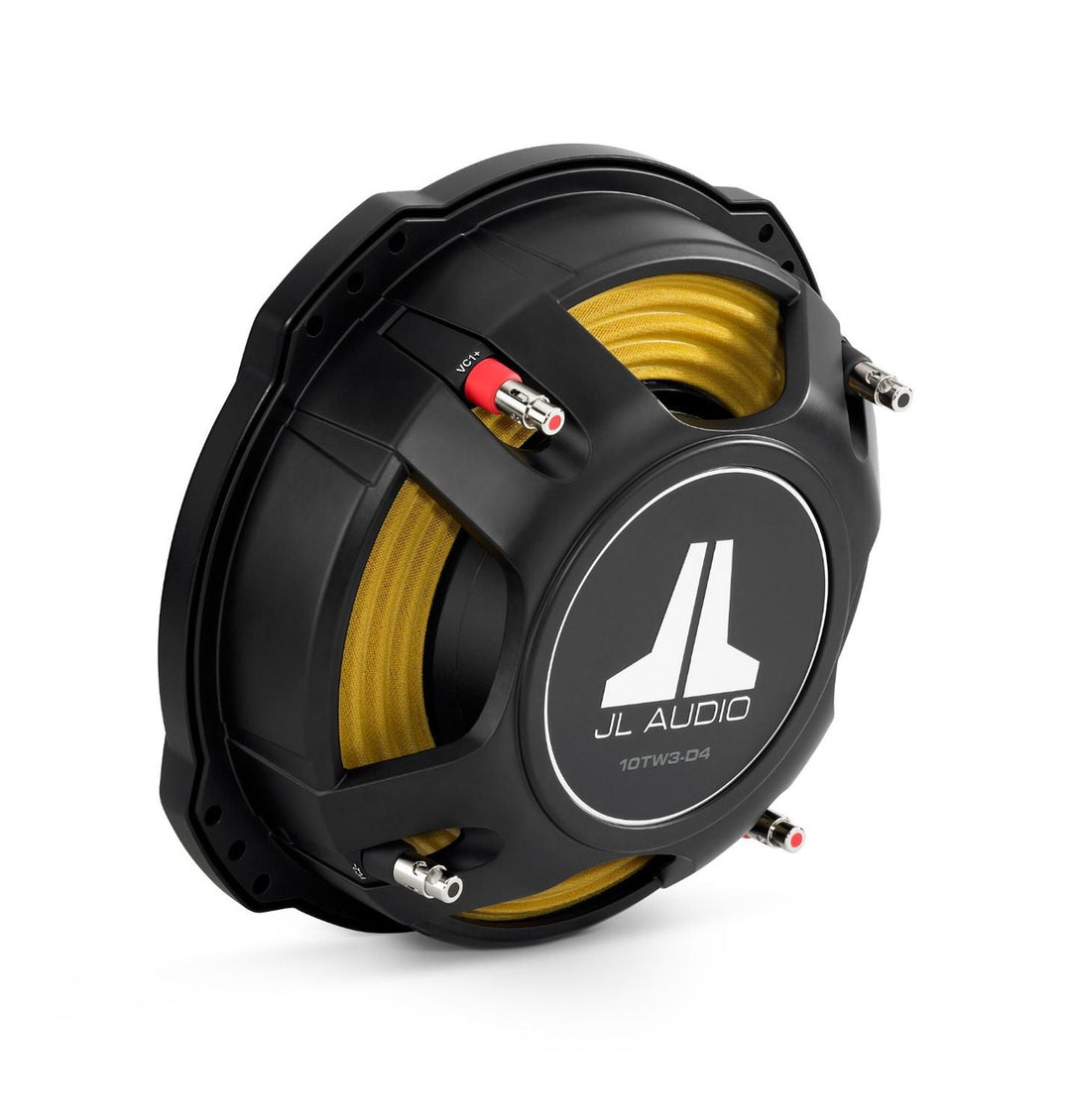 JL Audio 10TW3-D4: 10" 400 W RMS 4-Ohms TW3-Series Dual Thin Line Subwoofer