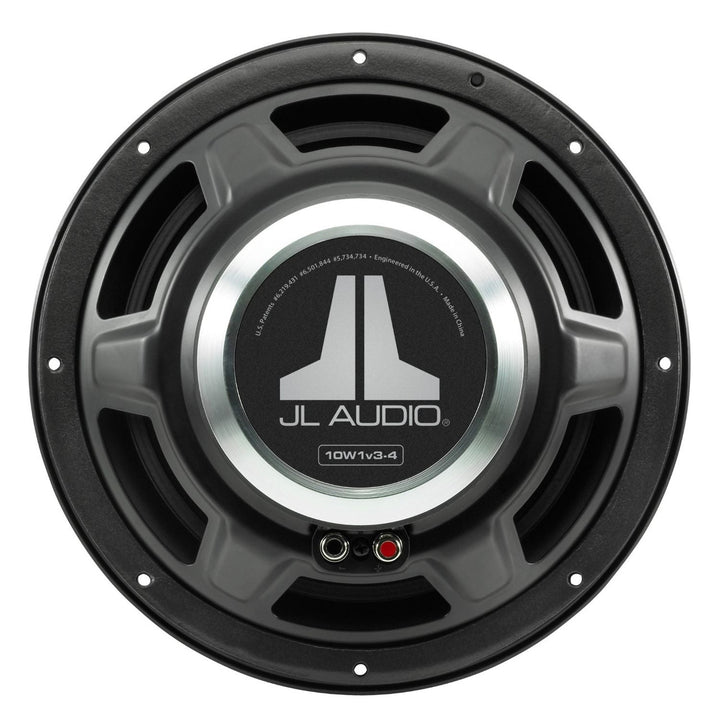 JL Audio 10W1V3-4: 10" 300 W RMS 4-Ohms W1V3-Series SVC Subwoofer