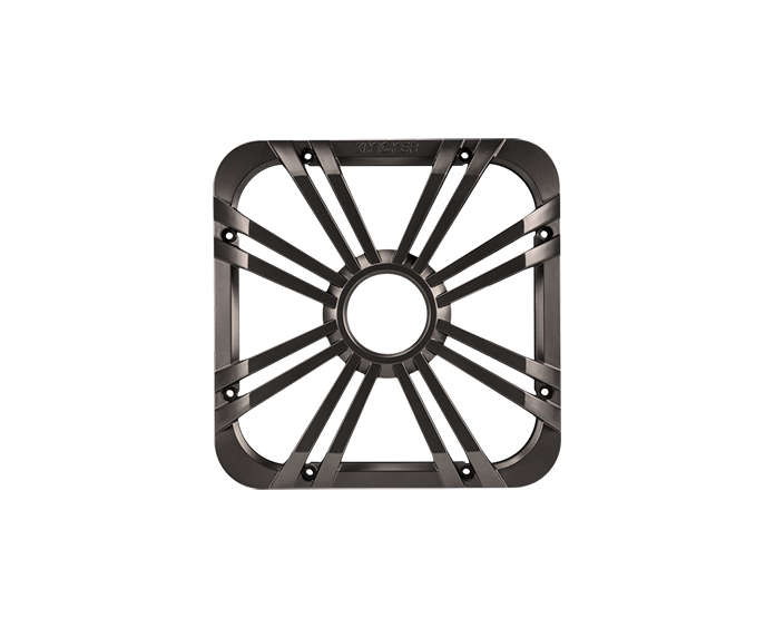 Kicker 11L710GLC: 10" LED Charcoal Square Subwoofer Grille