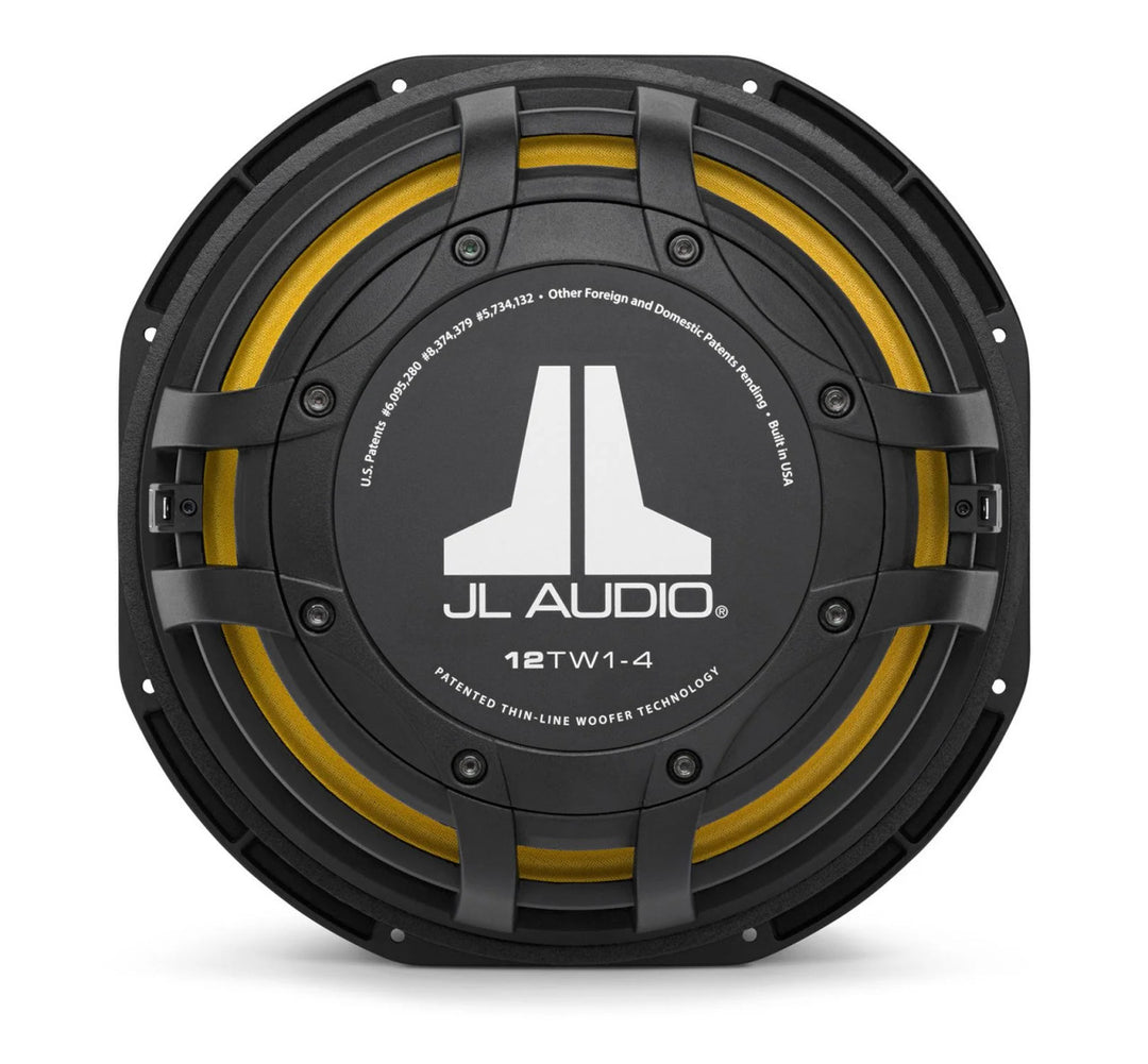 JL Audio 12TW1-4: 12" 300 W RMS 4-Ohms TW1-Series Thin Line SVC Subwoofer