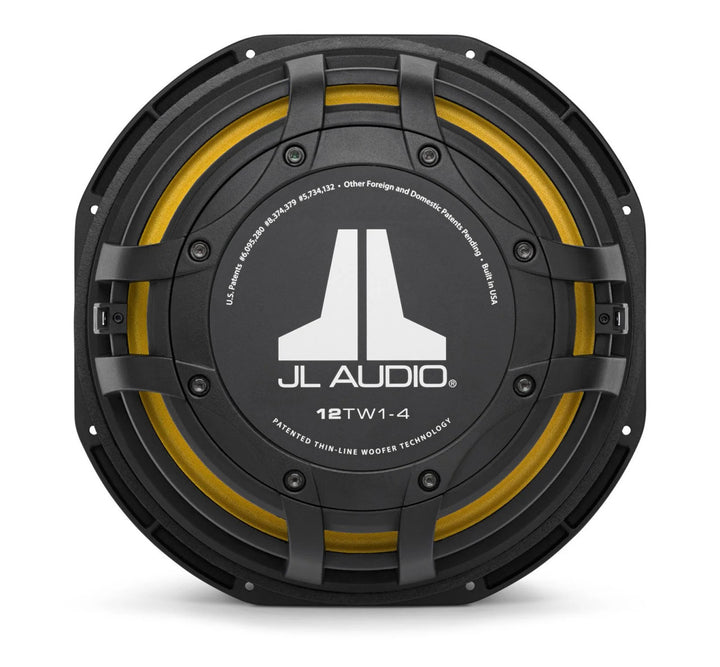 JL Audio 12TW1-4: 12" 300 W RMS 4-Ohms TW1-Series Thin Line SVC Subwoofer