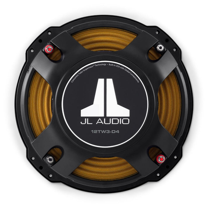 JL Audio 12TW3-D4: 12" 400 W RMS 4-Ohms TW3-Series Dual Thin Line Subwoofer