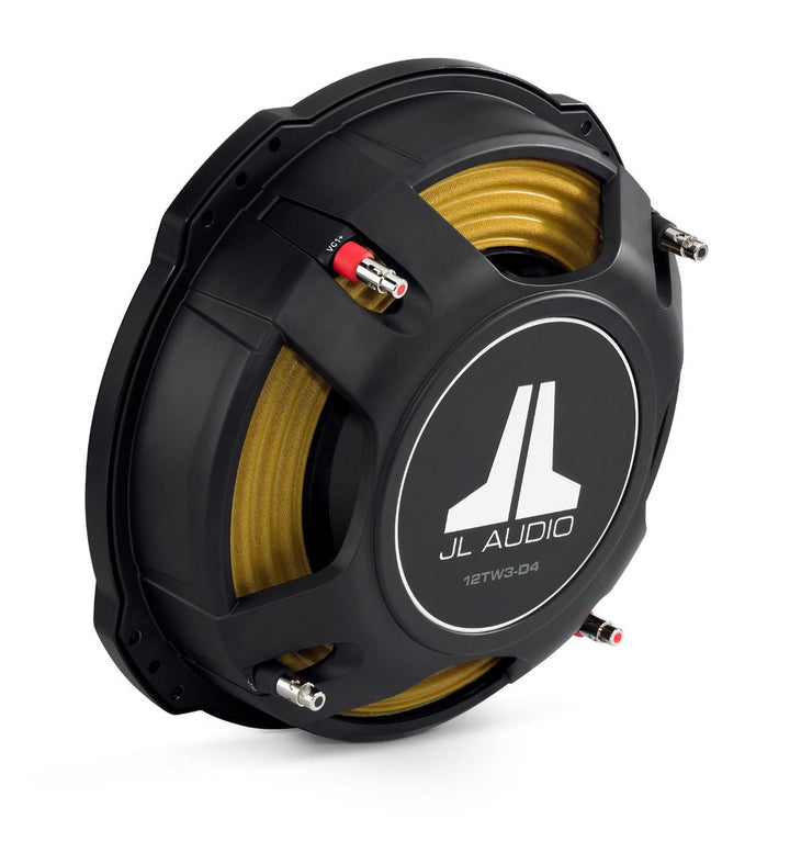 JL Audio 12TW3-D4: 12" 400 W RMS 4-Ohms TW3-Series Dual Thin Line Subwoofer