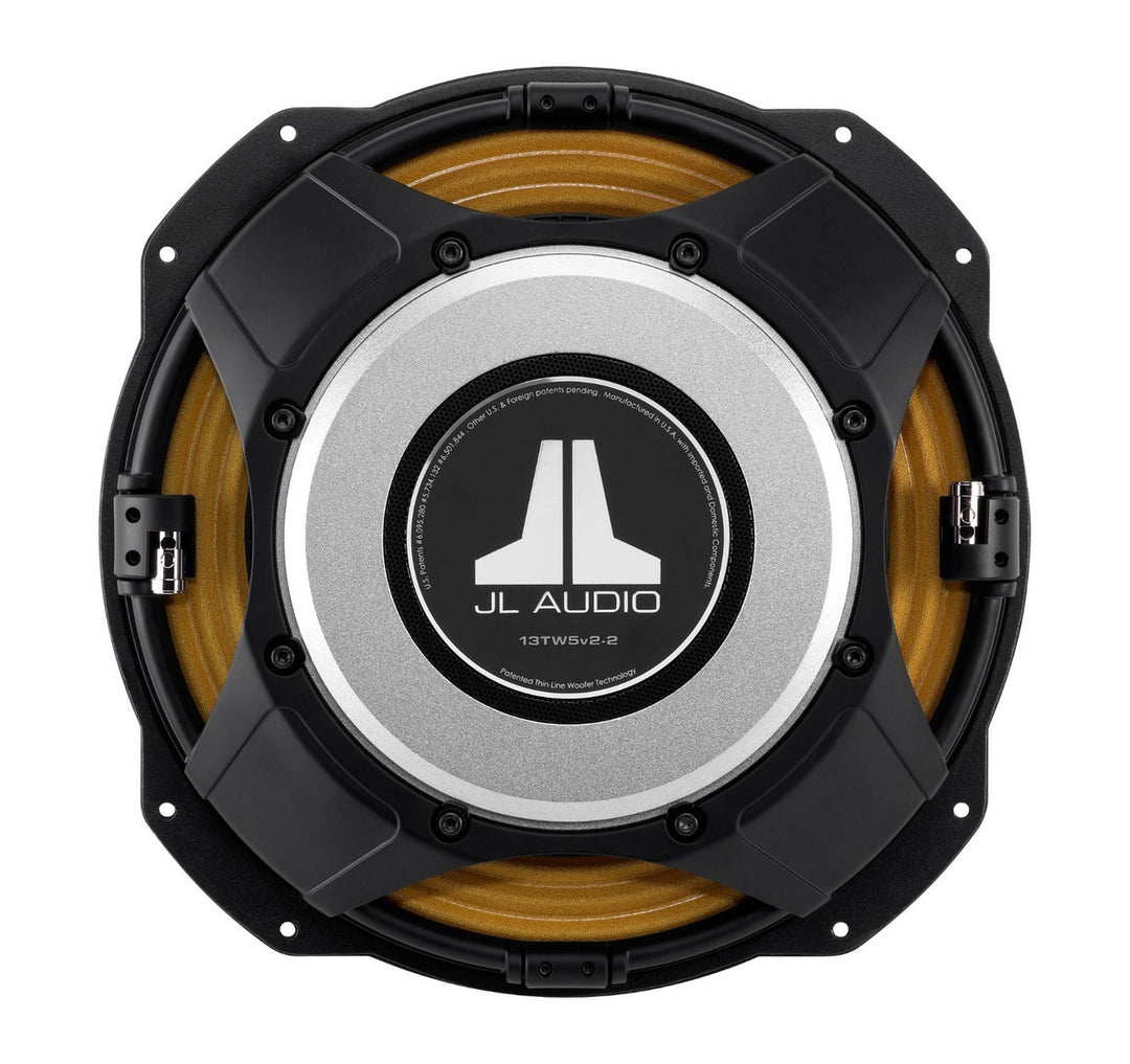 JL Audio 13TW5V2-2: 13.5" 600 W RMS 2-Ohms TW5V2-Series Thin Line SVC Subwoofer