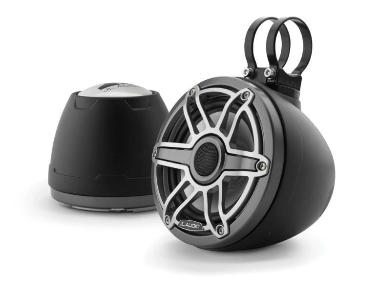 JL Audio JLM6650VEXMB-S-GMTI: 6.5" M6- / VEX-Series Gun Metal Titanium Sport Enclosed Coaxial Speaker System
