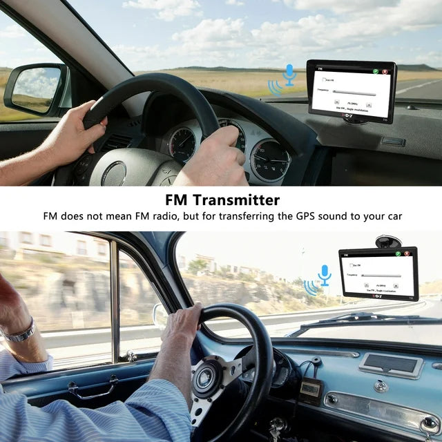 XGODY 735F: 7" GPS Navigator for Car / Trucks Including Voice Guidance / Speed Camera Warning