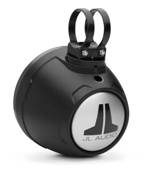 JL Audio JLM6650VEXMB-S-GMTII: 6.5" M6- / VEX-Series LED RGB Gun Metal Titanium Sport Enclosed Coaxial Speaker System